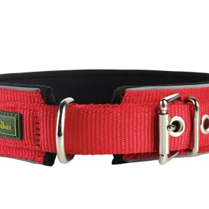 Beliebt HUNTER Halsband Neopren Reflect 4,5 cm 34-41 rot/schwarz